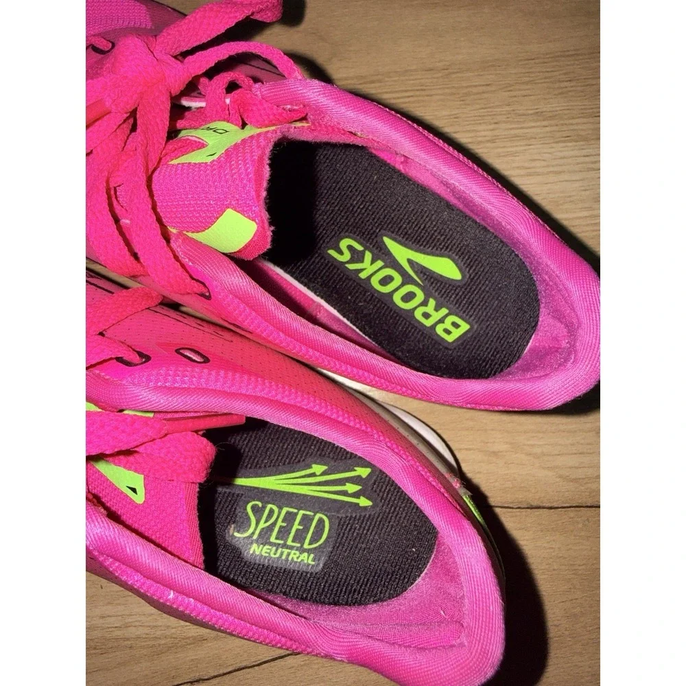 Brooks Draft XC Spikeless Racing Flats Running Cross Country Size 6‎ Pink Q